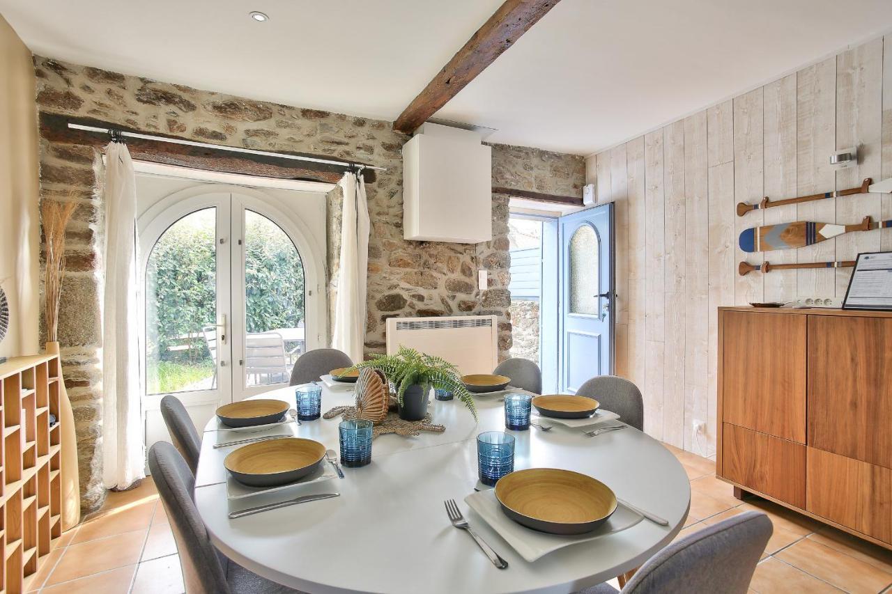 600M Plage Saint-Suliac- Maison Bretonne Pour 4 Luaran gambar