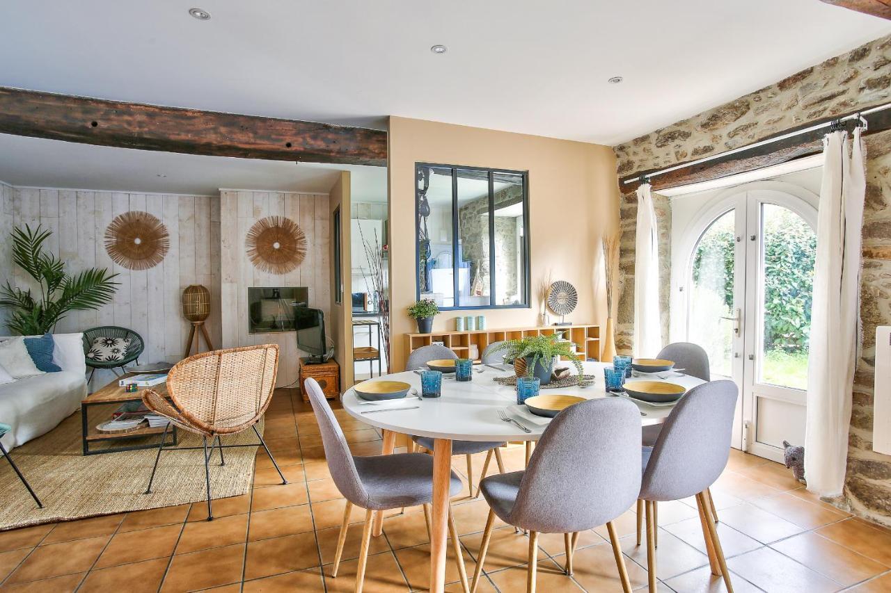 600M Plage Saint-Suliac- Maison Bretonne Pour 4 Luaran gambar